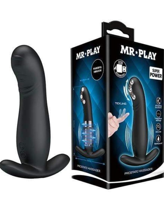 MR PLAY Prostate Massager With Flicking Tip