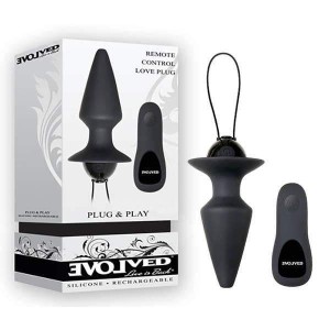 Evolved Plug & Play Black Butt Plug