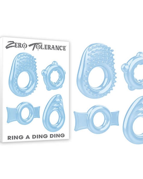 Zero Tolerance Ring A Ding Clear Cock Rings