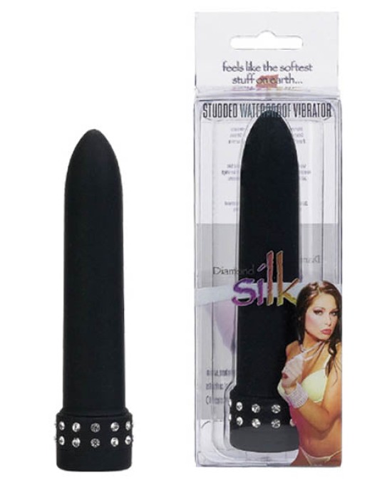 Diamond Silk Black Vibrator