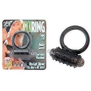 Black Vibrating Cock Ring