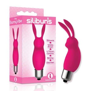 9's Silibuns Silicone Pink Bunny Bullet