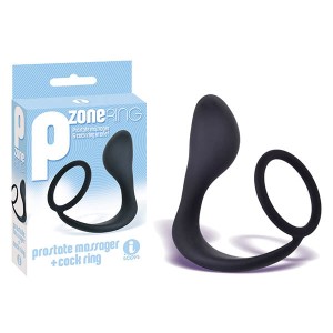 9's P-Zone Cock Ring - Black