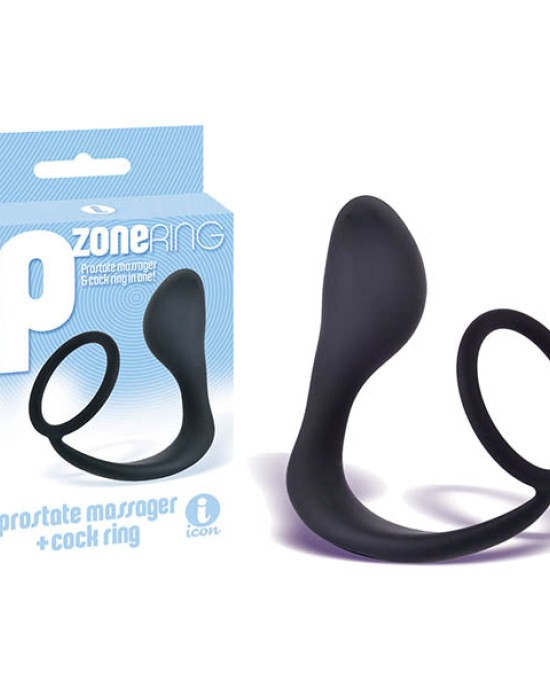 9's P-Zone Cock Ring - Black