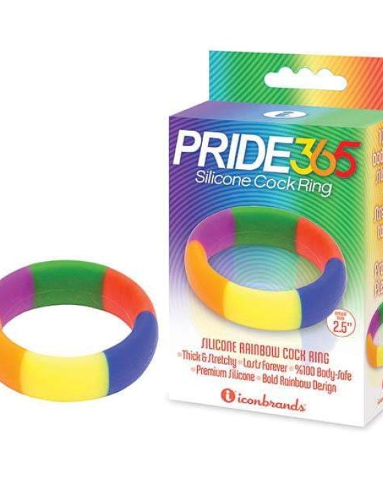 9's Pride 365 Rainbow Cock Ring