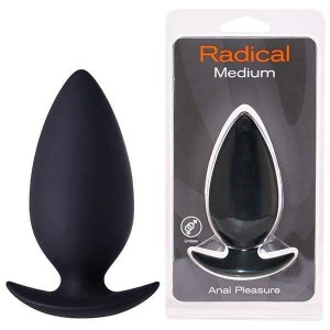 Seven Creations Radical Black Medium Butt Plug