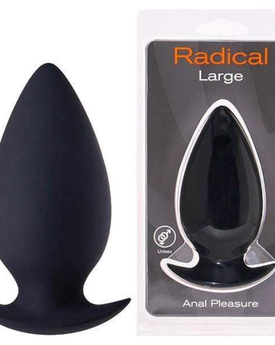 Seven Creations Radical Black Large Butt Plug