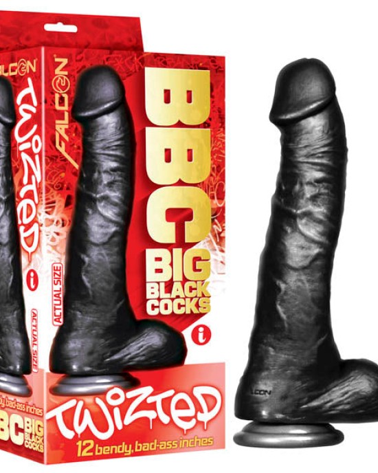 BBC Twizted 12 Inch Dong with Suction Cup