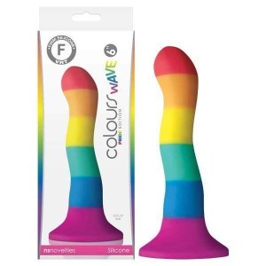 Colours Pride Edition - 6 Inch Wave Rainbow Dong