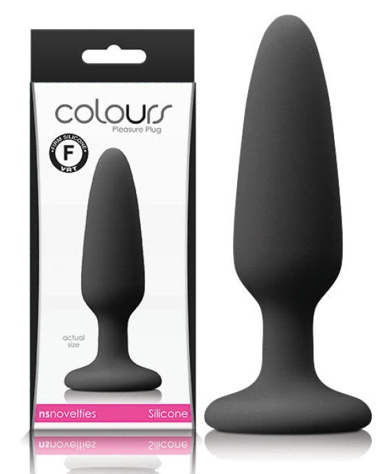 Colours Pleasures - Black Small Butt Plug