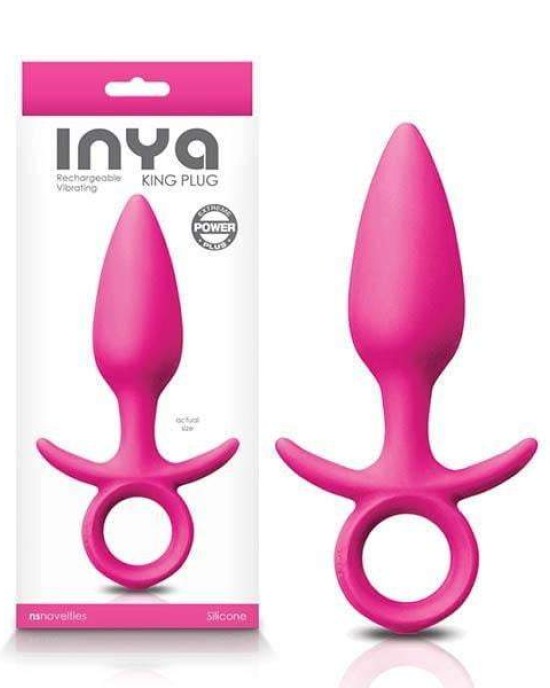 INYA King - Pink Medium Rechargeable Butt Plug