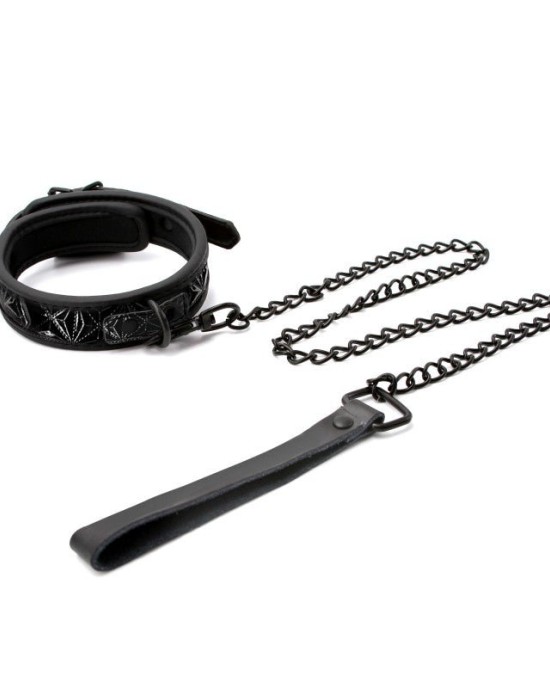 Sinful 1'' Black Adjustable Collar