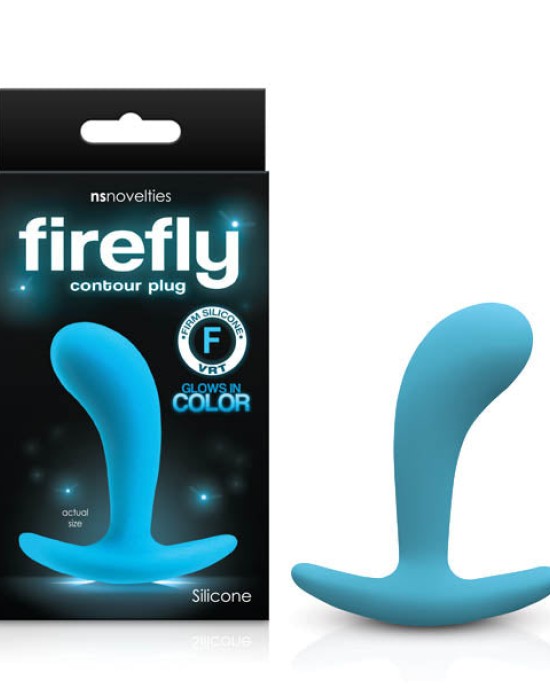 Firefly Contour Glow in Dark Small Anal Plug