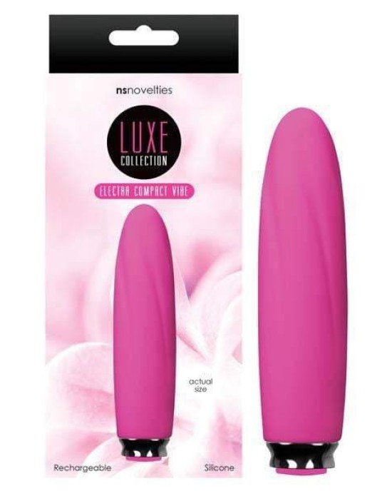 Luxe - Electra Pink 4.25 Inch Rechargeable Mini Vibe