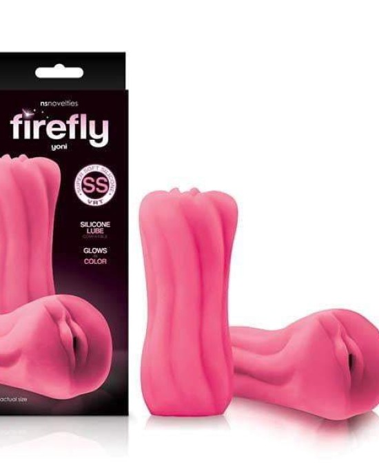 Firefly Yoni Glow in Dark Pink Vagina Stroker