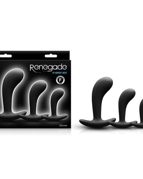 Renegade P Spot Anal Plugs Kit  - Set of 3 Sizes