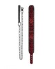 Ouch! Luxury Burgundy Collar with Leash