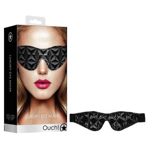 Ouch! Luxury Black Eye Mask