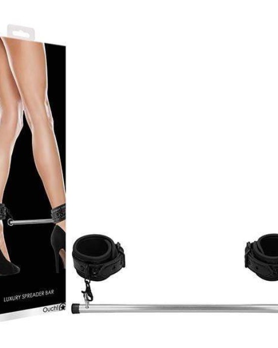 Ouch! Luxury Black Restraint Spreader Bar