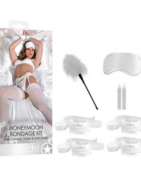 Ouch! Honeymoon Bondage Kit - 8 Piece Set