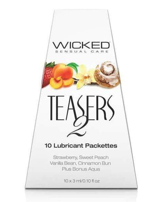 Wicked Teasers 2 - 10 Lubricant Flavours