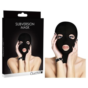 Ouch Subversion Black Hood Mask