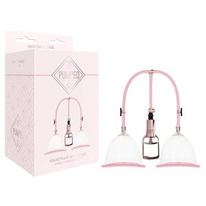 Pumped Large Breast Pump Set - Rose Pink