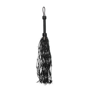 Ouch! Pain Leather Barbed Wire Black Leather Flogger