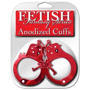 Fetish Fantasy Series Anodized Red Metal Cuff