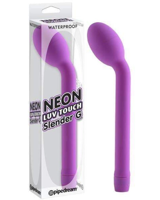 Neon Luv Touch Slender G Purple Vibrator