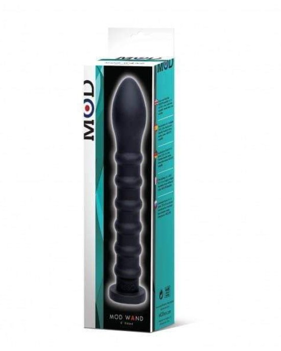 MOD Wand Ribbed Black 8 Inch Attachment