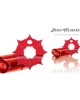 Crossbones - The Pleasure Web Red Vibrating Cock Ring