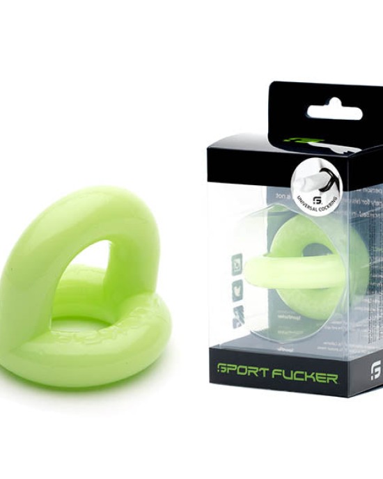 Sport Fucker Glow in Dark Cock & Balls Ring