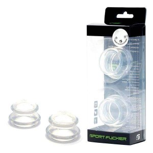 Sport Fucker Clear Nipple Suckers - Set of 2