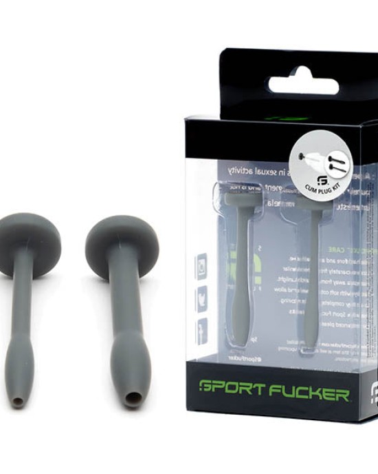 Sport Fucker Grey Silicone Urethral Sound Kit