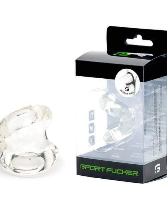 Sport Fucker Trainer Clear Cock & Ball Ring