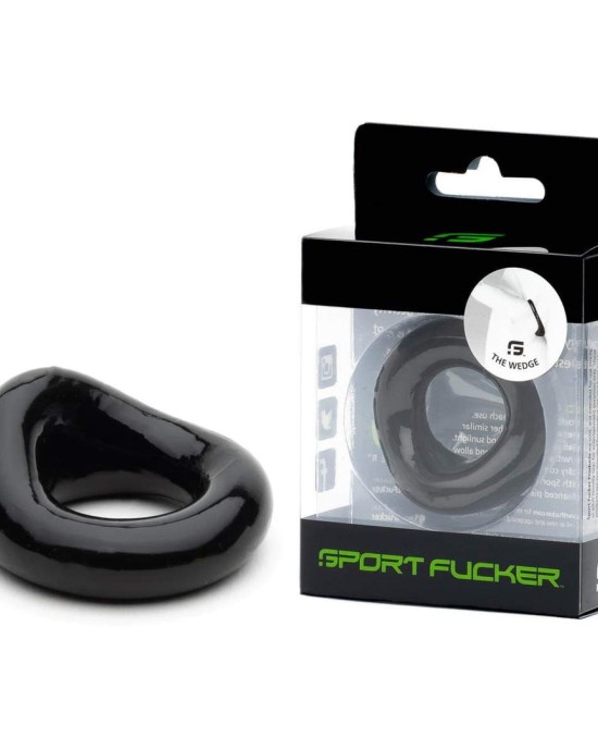 Sport Fucker Wedge Black Cock Ring