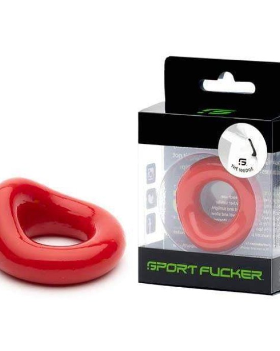 Sport Fucker Wedge Red Cock Ring