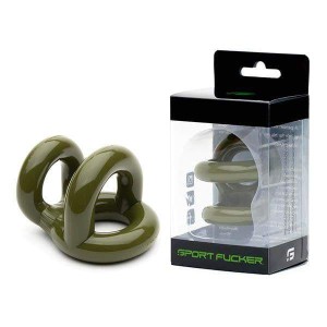 Sport Fucker Fucker Army Green Cock & Ball Ring