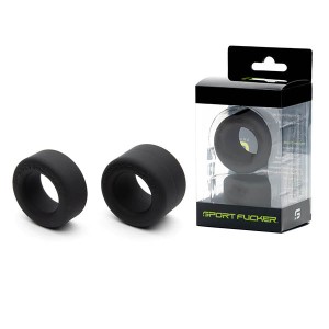 Sport Fucker Black Nutt Job Cock Ring Set