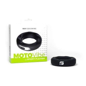 Sport Fucker MOTOVibe Rev Black 48mm Rechargeable Vibrating Cock Ring