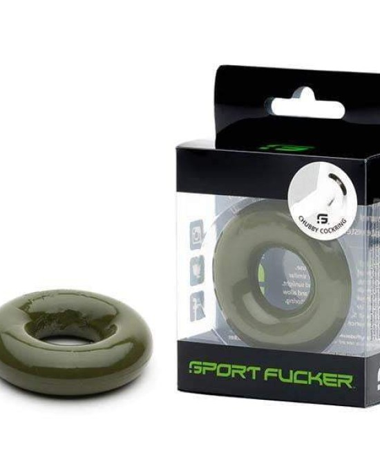 Sport Fucker Rubber Army Green Cock Ring