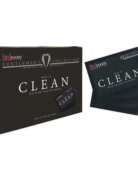 Bedroom Products Clean Cleansing Wipes - 10 Pack