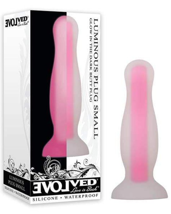 Luminous Small Pink Glow In The Dark Butt Plug