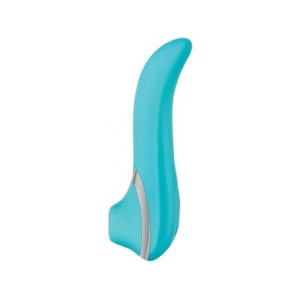 Adam & Eve French Kiss-Her Clit Teal Suction Stimulator