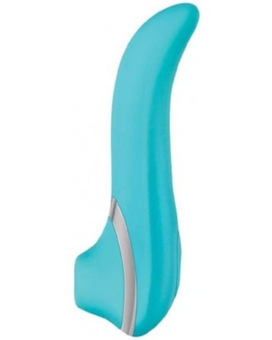 Adam & Eve French Kiss-Her Clit Teal Suction Stimulator