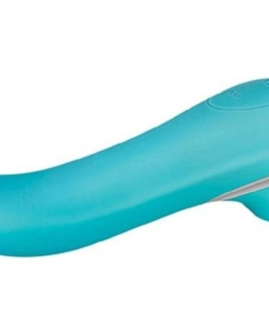 Adam & Eve French Kiss-Her Clit Teal Suction Stimulator