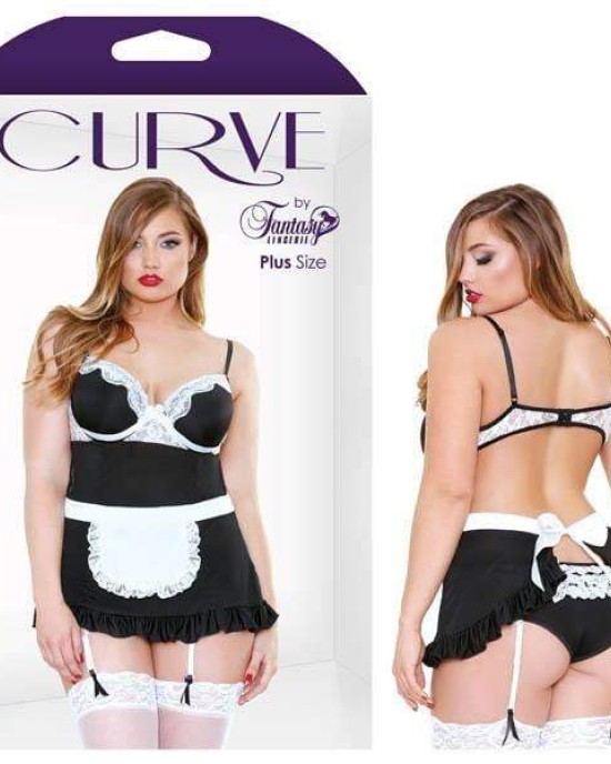 Curve Night Service Maid Costume 1X/2X