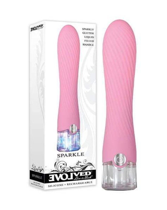 Evolved Sparkle Pink Rechargeable Vibrator