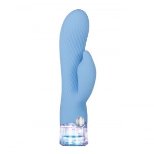 Evolved Glitteriffic Rabbit Vibrator - Blue